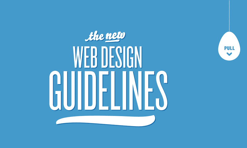 The new web design guidelines